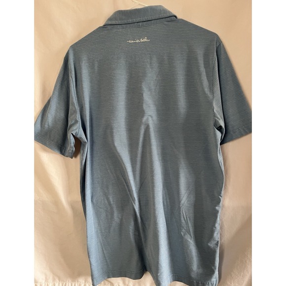 Travis Mathew Golf Polo Short Sleeved Men's Medium Baby Blue - Picture 2 of 5